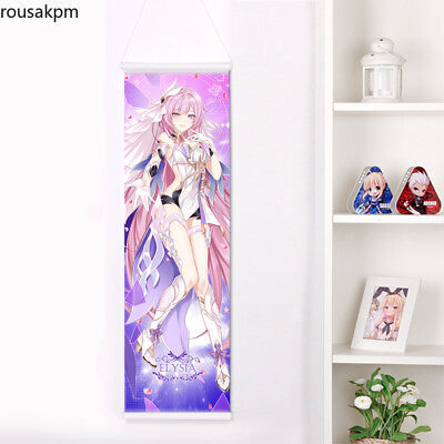 Elysia Anime Honkai Impact 3rd Poster HD 150*50cm Art Wall Scroll Home Decor $25.99