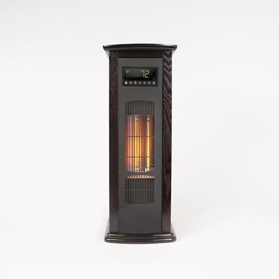#ad #ad 1500W Infrared Quartz Wood Tower Electric Space Heater Remote Large Room Warmer $198.00