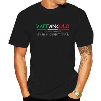 #ad Fashion Men T shirt Vaffanculo Have A Great Day Humor Italian T shirt $19.92