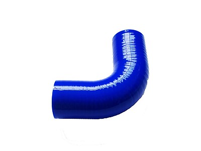 BLUE 25mm SILICONE ELBOW 90 DEGREE 1 INCH HOSE HEATER COOLANT PIPE INTERCOOLER $8.20