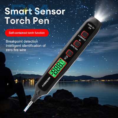 #ad AC DC Non Contact Electric Sensor Tester Pen Voltage Detector Test Pencil Meter $7.69