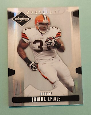 #ad 2008 Leaf Limited JAMAL LEWIS #26 Silver Foil Spotlight SP # 99 Cleveland Browns $4.99