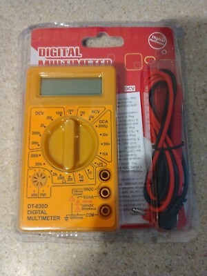 #ad DT 830D Portable Digital Multimeter with LCD Screen Amp Volt Ohm Tester Meter $9.99