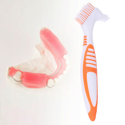 #ad False Teeth Brush Wear resistant Soft Brush Hair Multi Layered Bristles False $7.13