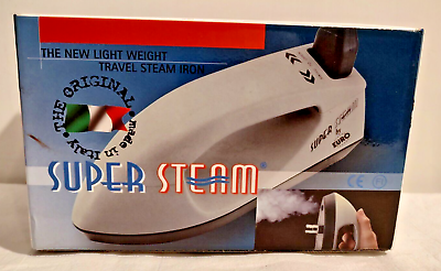#ad Super Steam Lightweight Travel Steam Iron Made in Italy $9.95