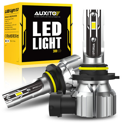 #ad 2x AUXITO 9005 LED Headlight Bulbs High Low Beam 6500K Bright White ERROR FREE $21.99