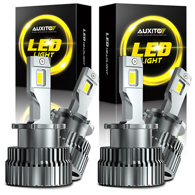 #ad 4PCS LED AUXITO Headlight Bulb D2S D2R Beam Highamp;Low Xenon White Conversion Kit $99.09
