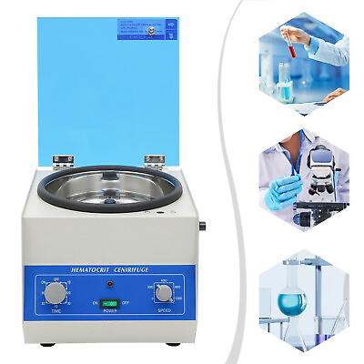 #ad NEW Electric Microhematocrit Centrifuge Lab Medical Centrifuge High Speed 100W $270.99