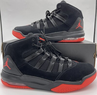 #ad Nike Air Jordan Max Aura Black Infrared AQ9084 060 Basketball Shoes Mens Size #2 $79.97