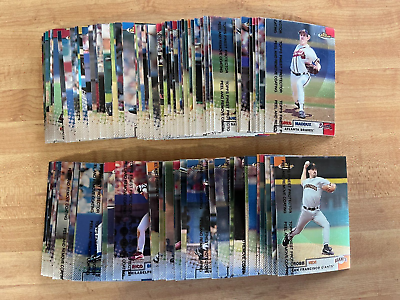 #ad 1999 Topps Finest Series 1 100 Card Baseball Set W O SP#x27;s NrMt $22.75