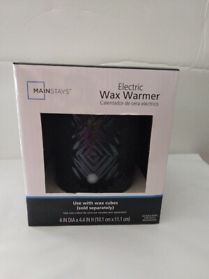 #ad Wax Warmer Electric MAINSTAYS Dark Gray New In Box plug in to outlet to use $11.00