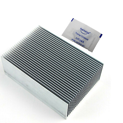 #ad Large Big Aluminum Heat sink Radiator for Led High Power Amplifier $14.35