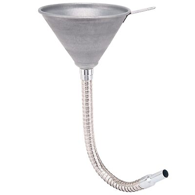 #ad Funnel with Flexible Pipe Flexible Galvanized Funnel Steel Bendable Univers... $29.14