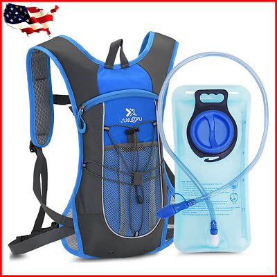 #ad New 2L Water Bladder Bag Hydration Backpack Pack Hiking Camping Cycling Outdoor $10.95