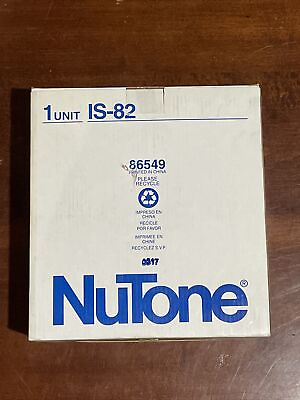 #ad WHITE NUTONE IS 82 5quot; CEILING SPEAKER BROAN NUTONE CEILING SPEAKER WHITE $45.00