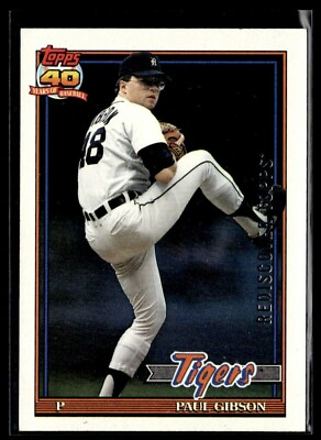#ad Paul Gibson 2017 Rediscover Topps 1991 Silver #431 Detroit Tigers $3.40