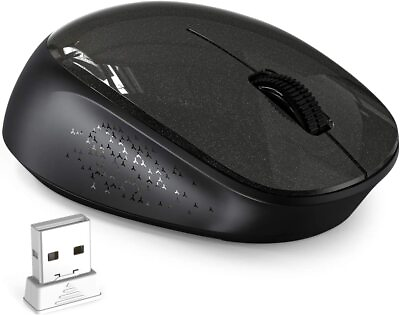 #ad Portable Wireless Mouse 2.4GHz Silent with USB Receiver Optical USB Mouse $7.95