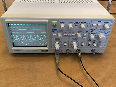 #ad PROTEK 6502 20MHZ ANALOGUE OSCILLOSCOPE Dual channel tested and calibrated. $185.00