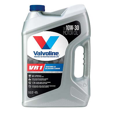 #ad Valvoline VR1 Racing 10W 30 Motor Oil 5 QT Motor Oil $25.37