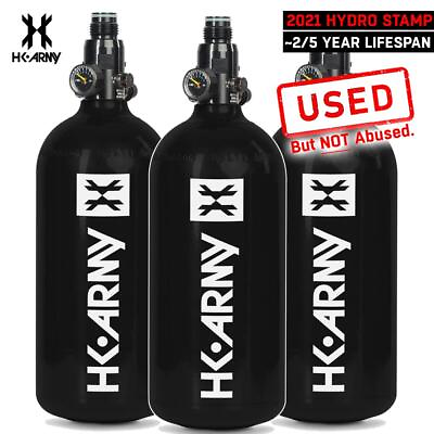 #ad HK Army 48 3000 Compressed Air HPA Paintball Tank Black 2021 Hydro 3 Pack $68.61