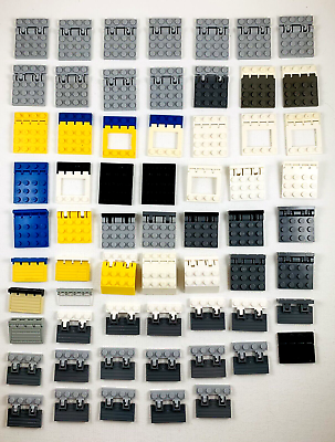 #ad Lego Hinge Plates Tiles 3x4 2x4 1x4 63pc City Airport Coast Guard Police Town $12.99