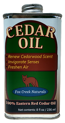 #ad 8oz Cedar Oil Can Essential Eastern Red Cedar Wood juniperus virginiana $28.99