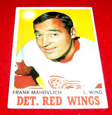 #ad 1970 71 Topps Hockey FRANK MAHOVLICH #22 DETROIT RED WINGS $8.99