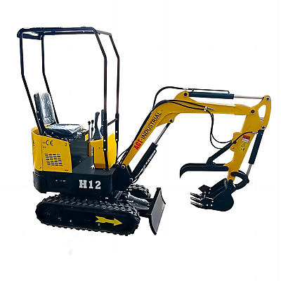 #ad #ad AGT NEW Mini Excavator 13.5 HP 1 Ton Digger Tracked Crawler Bamp;S Gas Engine EPA $5898.99