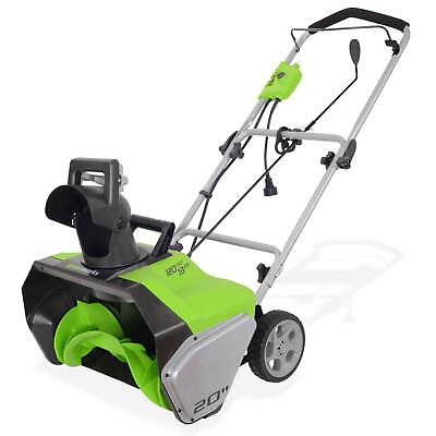 #ad Corded Electric Snow Thrower 13 Amp 20 inch Adjustable 180 Degree Snow Blower US $277.85