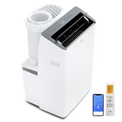 #ad 14000 BTU 115V Portable Air Conditioner Heater Dehumidifying $524.00