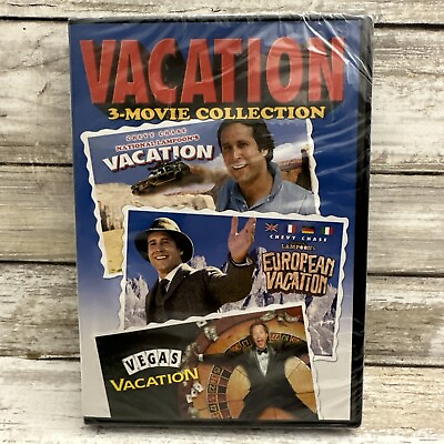 #ad National Lampoon#x27;s Vacation European Vacation Vegas Vacation DVD Chevy NEW $8.95