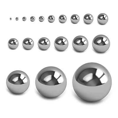 #ad Metric Precision Bearing Balls Stainless Steel Loose Bearings Bulk 1mm 25mm $6.29
