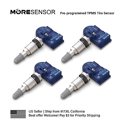 4PC 433MHz MORESENSOR TPMS Clamp in Tire Sensor for MKC MKX MKZ Continental $79.95