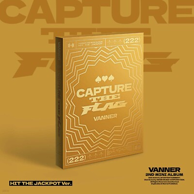 #ad VANNER 2nd Mini Album CAPTURE THE FLAG HIT THE JACKPOT CDBookF.PosterP.Card $28.50