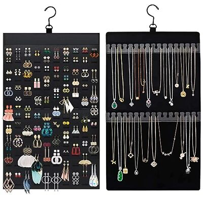 #ad #ad Hanging Jewelry Organizer Necklace Holder Storage Display Hanger for Wall Closet $12.13