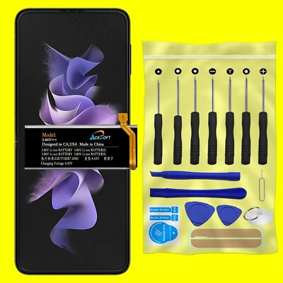 #ad 1030mAh Sub Li ion Battery Tool for T Mobile Samsung Galaxy Z Flip 3 5G SM F711U $35.81