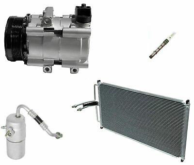 #ad NEW RYC AC Compressor Kit With Condenser AD04A N Fits F 150 4.6L 5.4L 2005 2006 $309.99