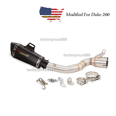 #ad Modified For 200 Duke 2020 2023 Motorcycle Muffler Exhaust Pipe Middle Link Pipe $178.50