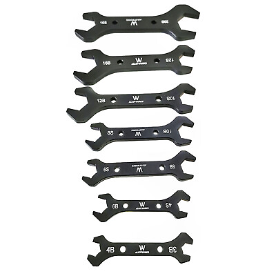 #ad Double Hose Ended Spanner Tool Kits Wrench Kit AN3 to AN20 Anodized Aluminum New $56.99