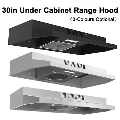 #ad #ad 30 inch Under Cabinet Range Hood Kitchen Cooking Vent 230CFM Convertible w LED $84.99