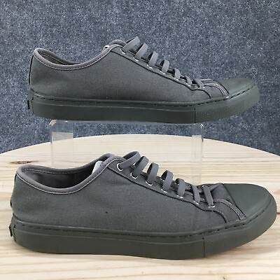 #ad Nothing New Shoes 9 M Lace Up Casual Sneakers Grey Canvas Low Top Comfort $26.94
