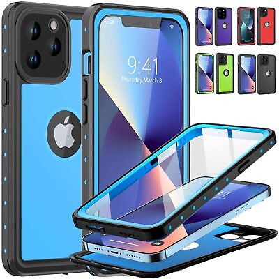 #ad Waterproof Case For iPhone 13 Pro 13 Pro Max Shockproof Tough Full Cover $16.99