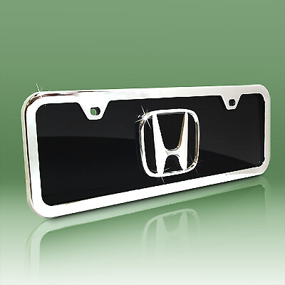 #ad Honda Chrome Logo On Mini License Plate amp; Frame $36.99