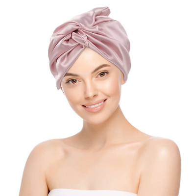 #ad 22 Momme 100% Mulberry Silk Sleep Cap for Woman Hair Wrap for Sleeping Bonnet $9.14