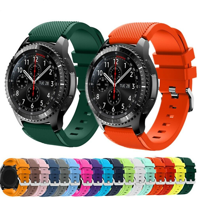 #ad Silicone Sports Watch Band Strap Replacement For Samsung Galaxy Watch 3 45mm $7.99