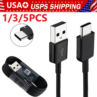 #ad USB Type C Data Cable 5A Fast Charging USB A to USB C Charger Cord For Phone $5.99
