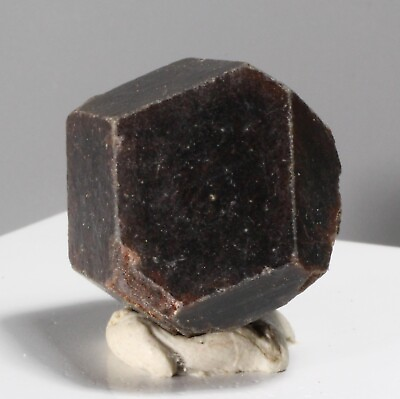 #ad 153.15ct Black Mali Garnet on Prehnite Crystal Gem Mineral Melanite Africa 100 $49.98