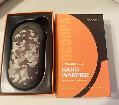 #ad Rechargeable Hand Warmer CAMO OCOOPA Travel Portable Winter Warm OPEN BOX $49.99
