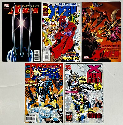 #ad X Men Astonishing Amazing Unlimited All #1 First Issues Lot of 5 Marvel Comics $39.95