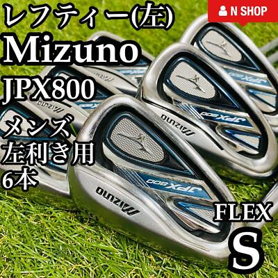 #ad Lefty Mizuno JPX 800 Iron Set 6pcs 6 PwGw Flex S Stiff N.S.PRO 950GH Left Men $311.54